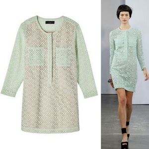 Victoria Beckham for target green lace dress